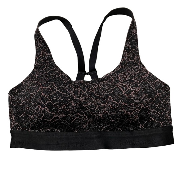 lululemon Fine Form Bra Ultra Lacescape Rose Black - Picture 6 of 16